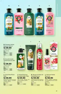 Vista previa de folleto Leonisa - Aliados Celebra A Mamá de la Leonisa válido desde 07.04.2026 | Página: 41 | Productos: Shampoo, Acondicionador, Té, Crema