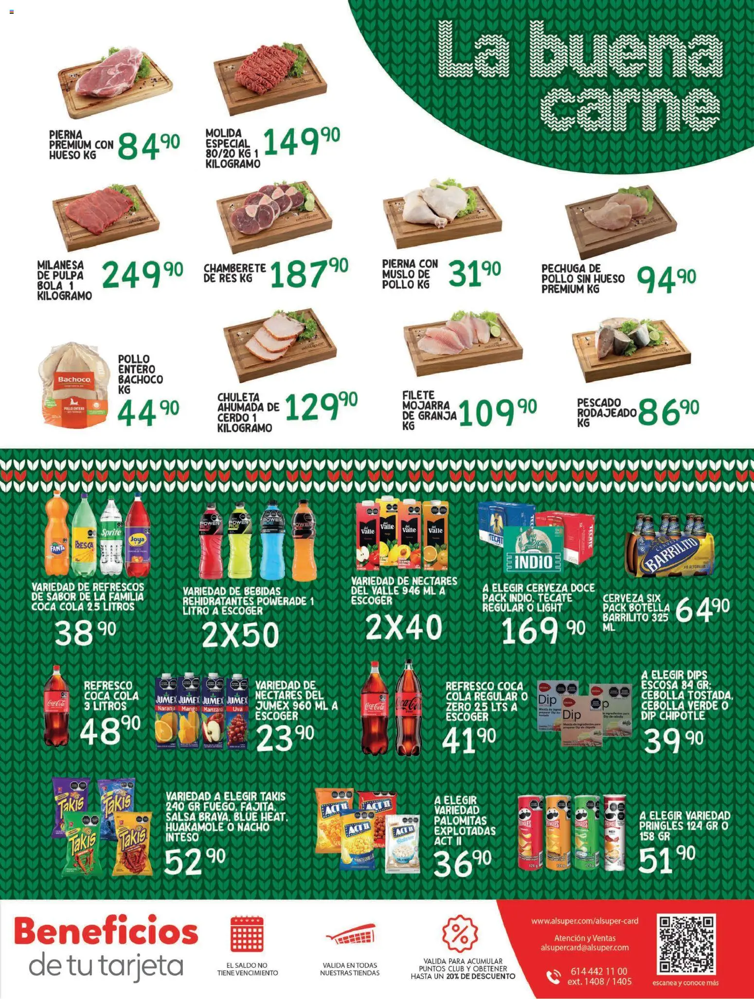 Nuevas ofertas de Alsuper válidas en toda la República Mexicana desde el 25.11.2025. ¡Encuentra las mejores ofertas en Alsuper folleto Saltillo! | Página: 7 | Productos: Milanesa, Mango, Cerveza, Botella