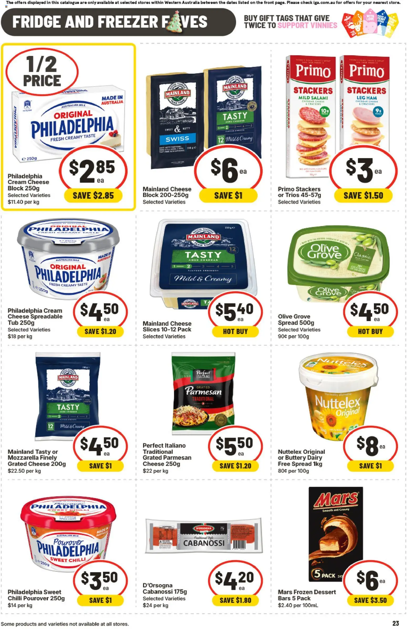 IGA catalogue - valid from 12.11.2025 | Page: 26 | Products: Dairy, Cheese, Salami, Freezer