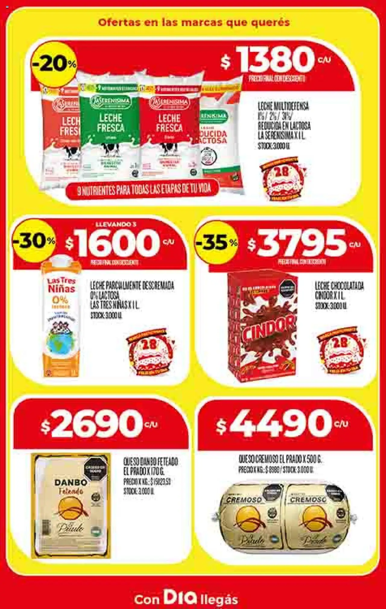 Dia - Ofertas │ válido desde el 24.09.2025 | Página: 27 | Productos: Leche, Queso, Chocolatada