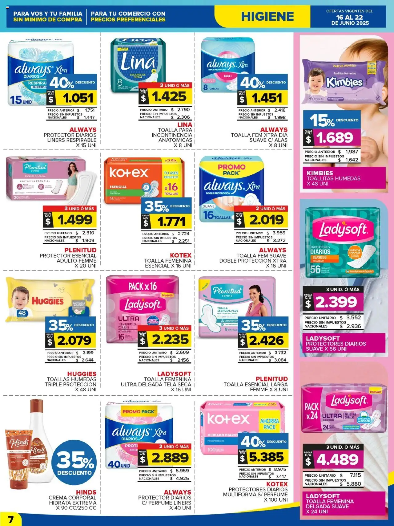 Carrefour Maxi catálogo │ válido desde el 16.06.2025 | Página: 7 | Productos: Toallas, Perfume, Toallitas húmedas, Crema