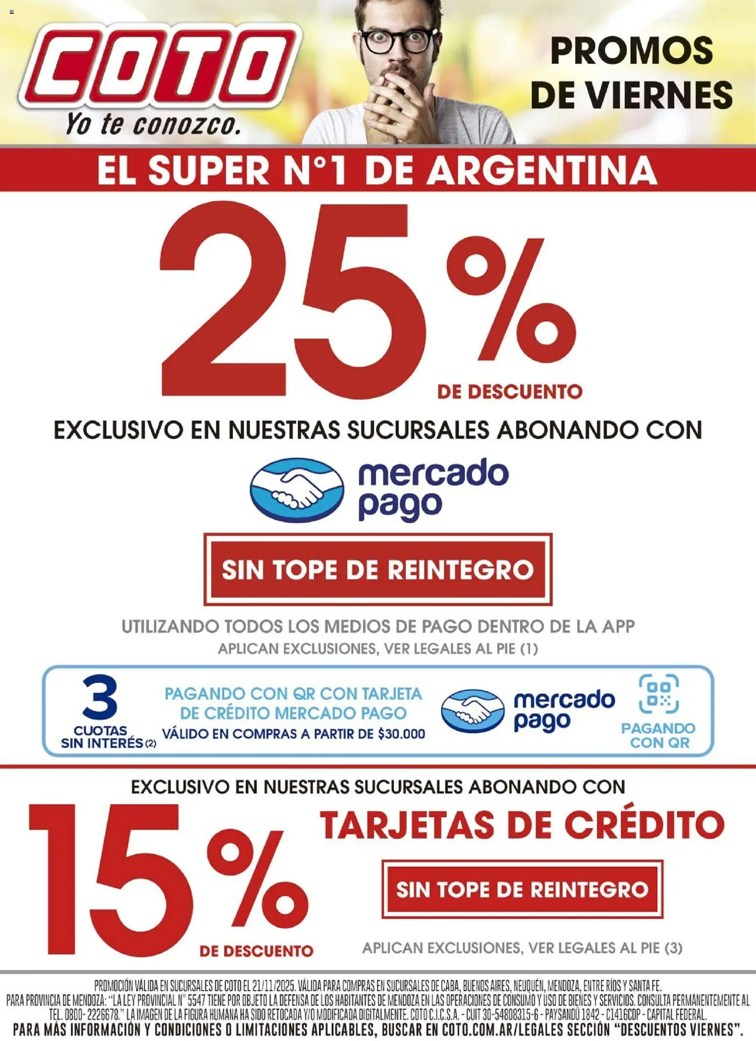 Coto - Descuento │ válido desde el 21.11.2025 | Página: 1 | Productos: Té