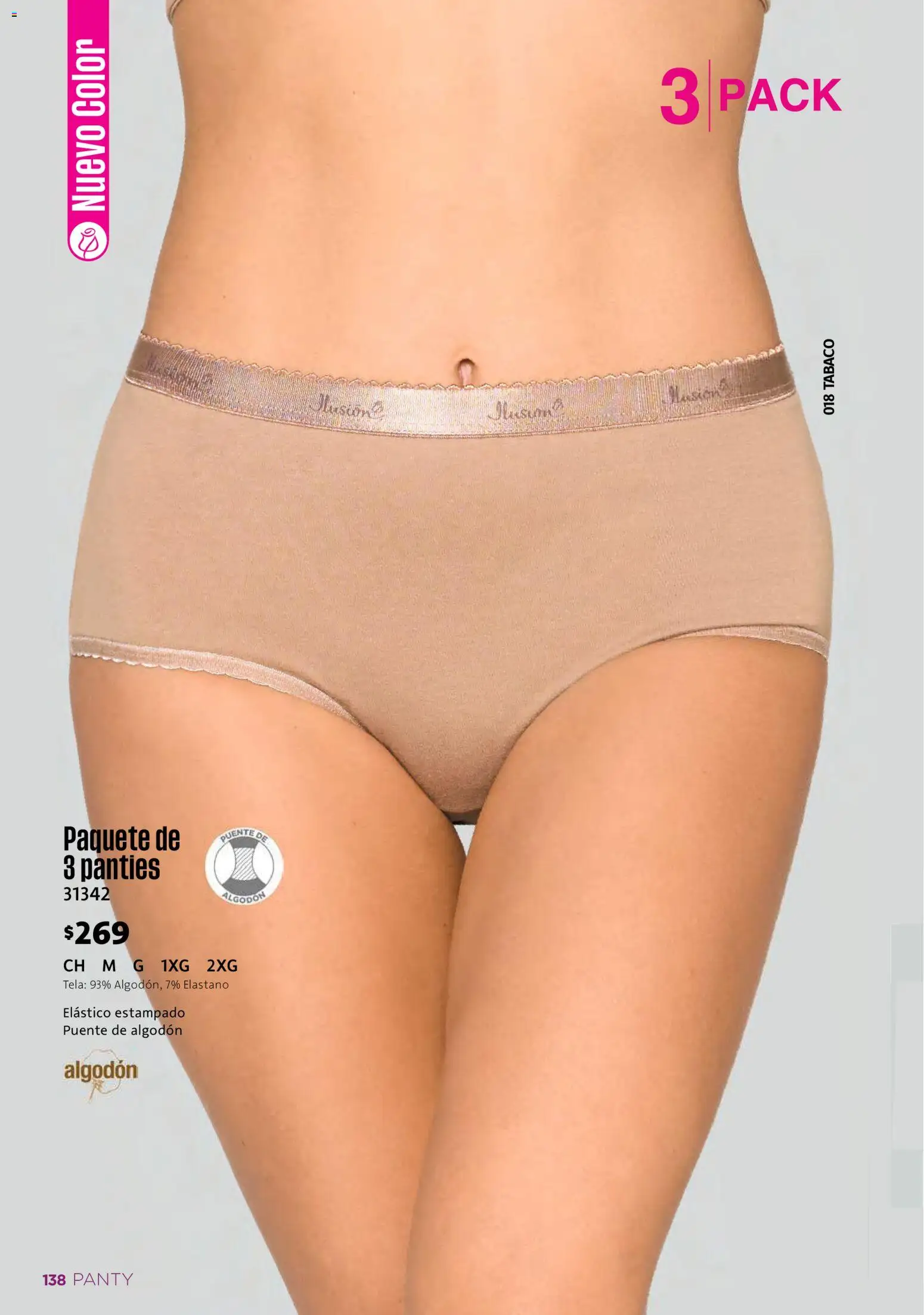 Nuevas ofertas de Ilusión válidas en toda la República Mexicana desde el 01.05.2026. ¡Encuentra las mejores ofertas en Ilusión catálogo Verano! | Página: 140 | Productos: Algodón