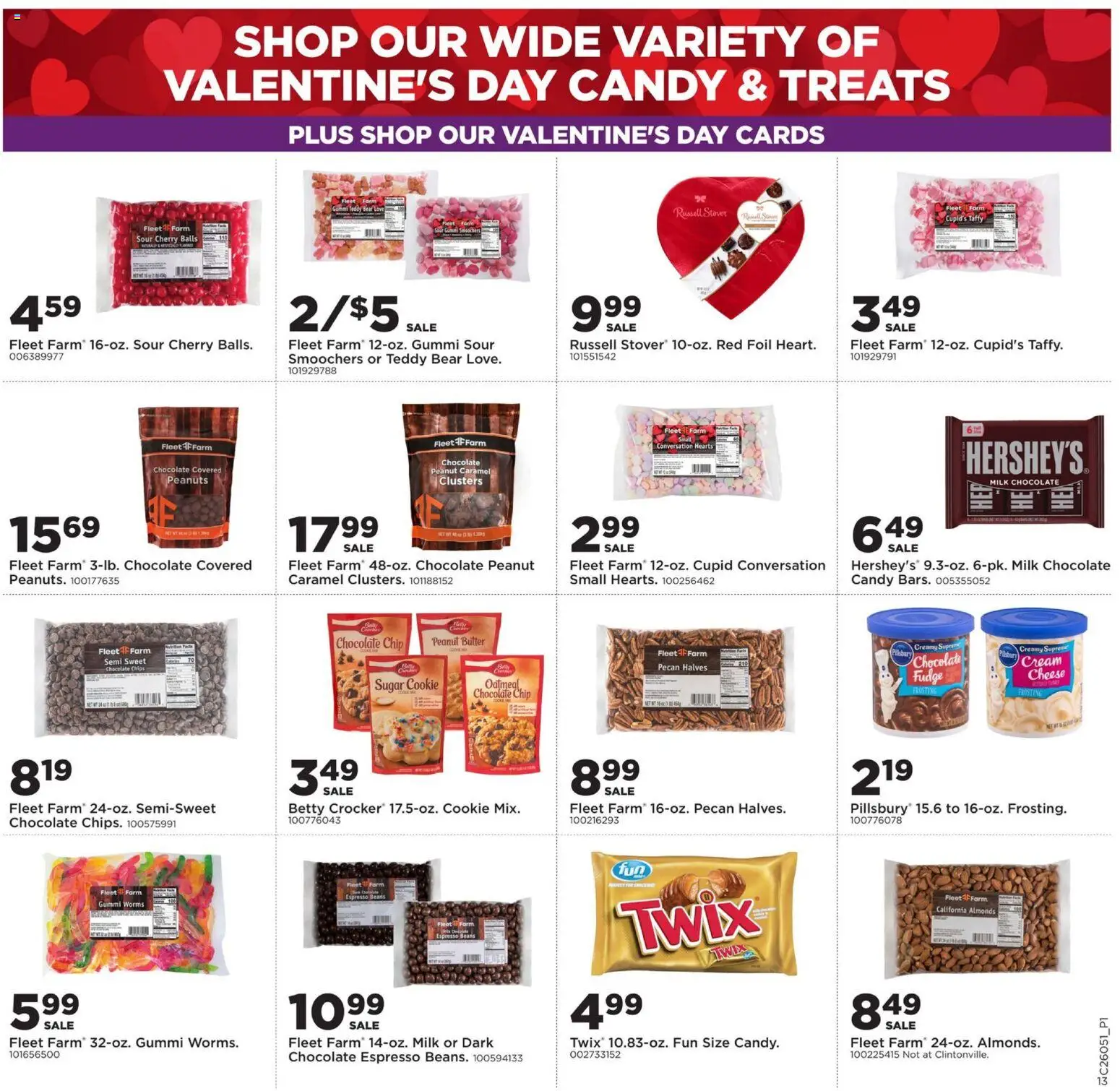 Mills Fleet Farm Weekly Ad - valid from 26.01.2026 | Page: 17 | Products: Milk, Butter, Cheese, Chocolate Chip
