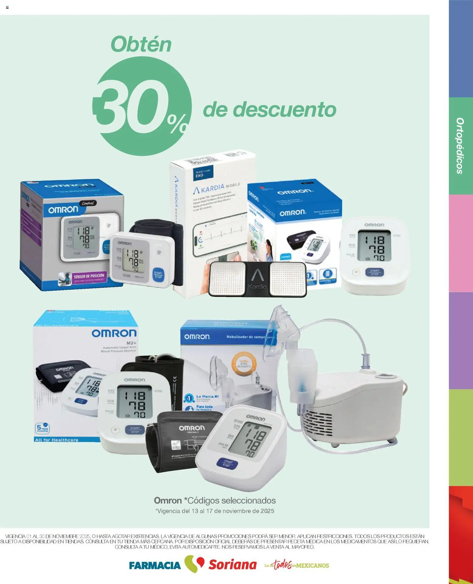 Nuevas ofertas de Soriana válidas en toda la República Mexicana desde el 01.11.2025. ¡Encuentra las mejores ofertas en Soriana - Folleto Farmacia Soriana Noviembre Mercado Nacional! | Página: 11 | Productos: Monitor