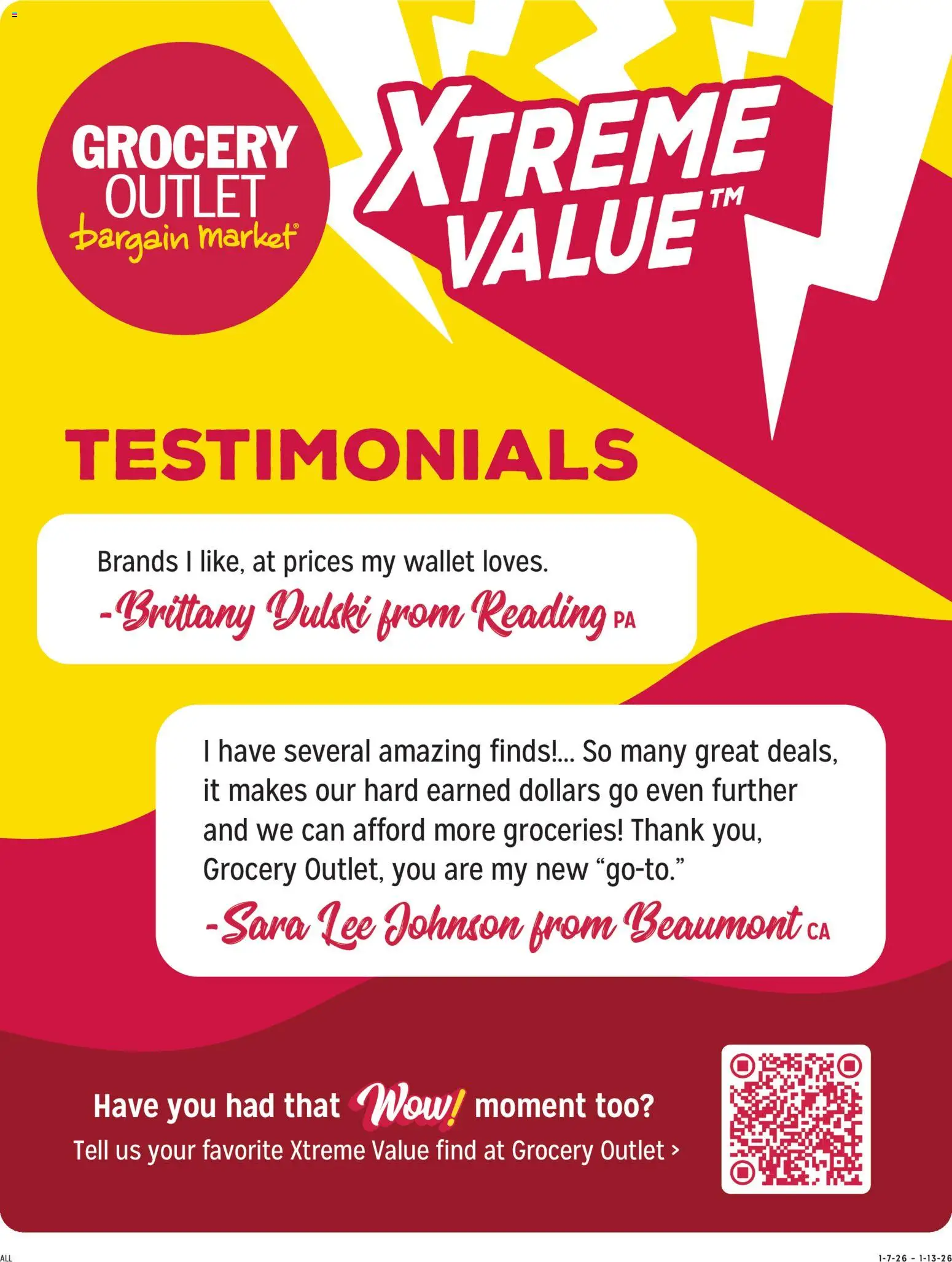 Grocery Outlet Weekly Ad - CA - valid from 07.01.2026 | Page: 4 | Products: Wallet