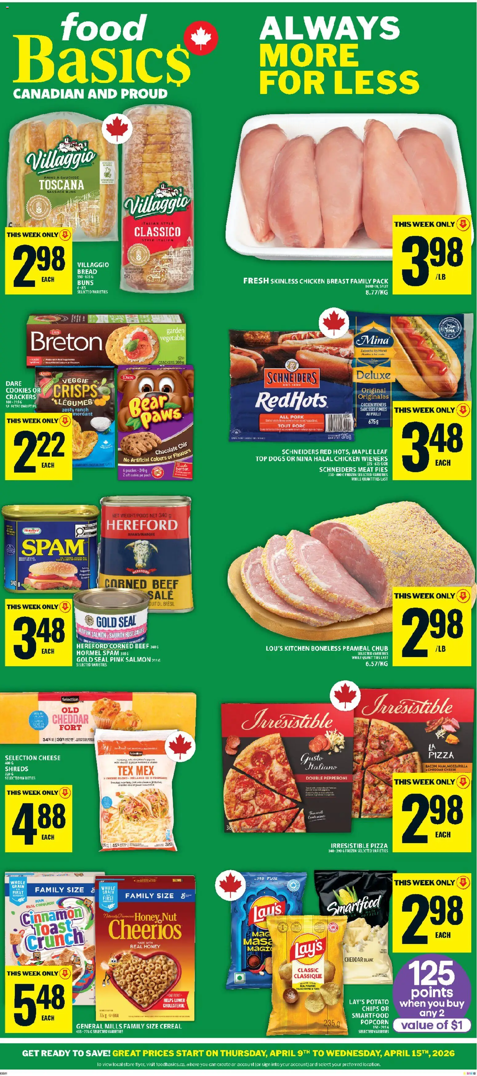 Food Basics flyer valid from 09.04.2026 | Page: 1