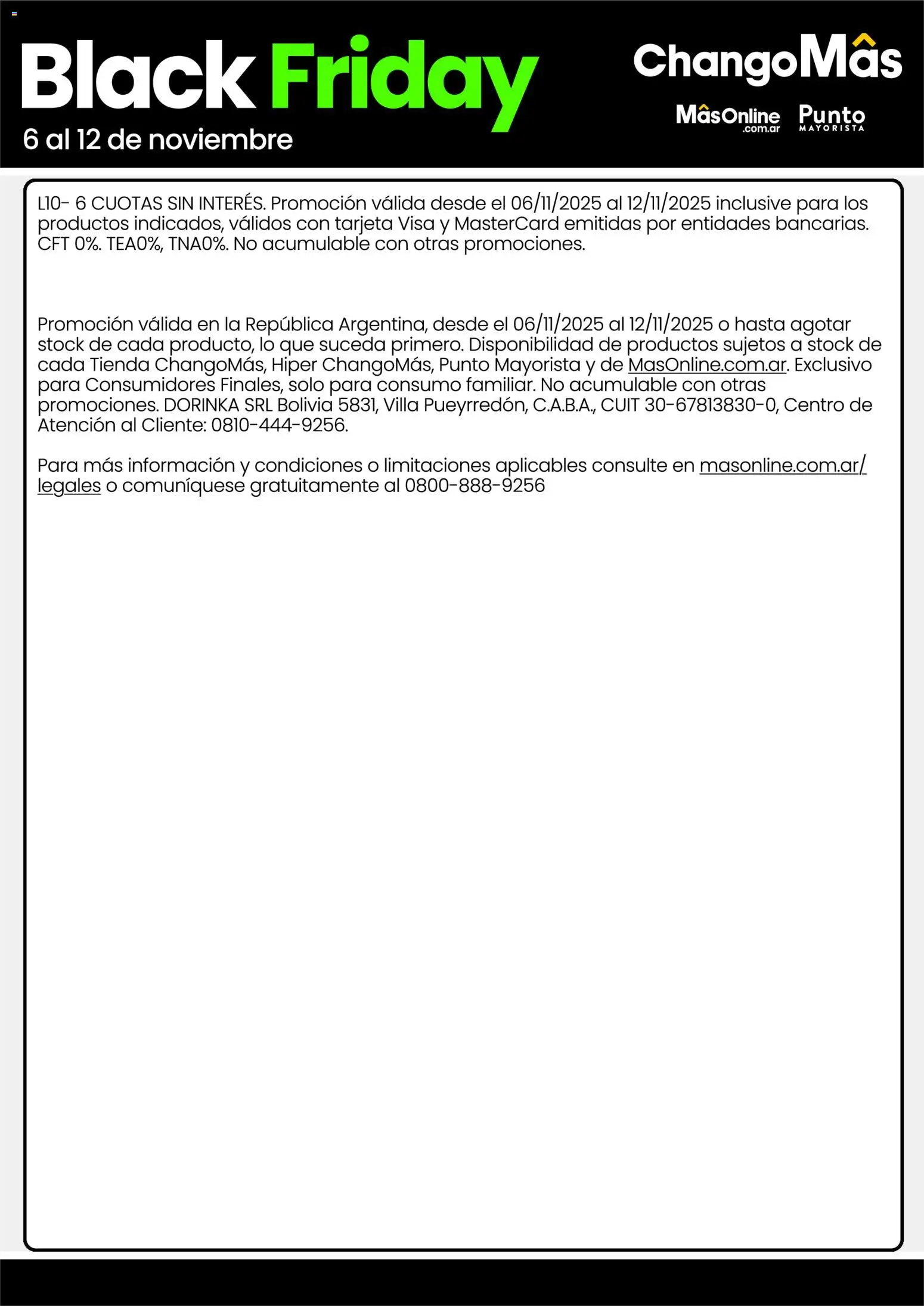 Changomas Black Friday │ válido desde el 06.11.2025 | Página: 17