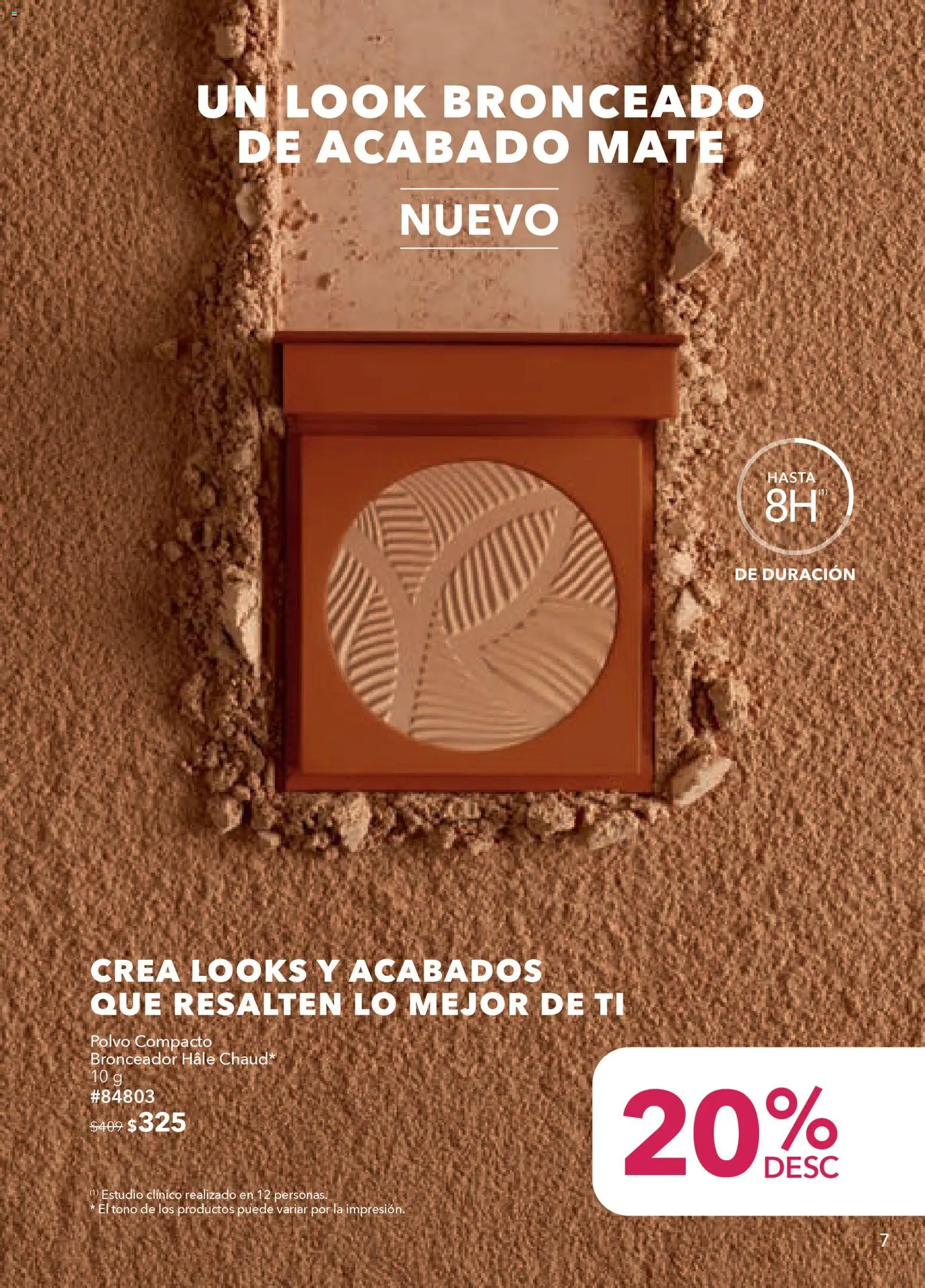 Nuevas ofertas de Yves Rocher válidas en toda la República Mexicana desde el 10.02.2026. ¡Encuentra las mejores ofertas en Yves Rocher campaña 3 2026! | Página: 7 | Productos: Polvo compacto, Mate, Polvo, Bronceador