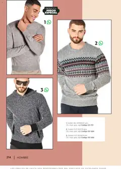 Vista previa de SC Pakar Catálogo Ropa y Accesorios, nuevo folleto de la tienda, válido en México a partir del 24.07.2025 | Página: 214 | Productos: Suéter