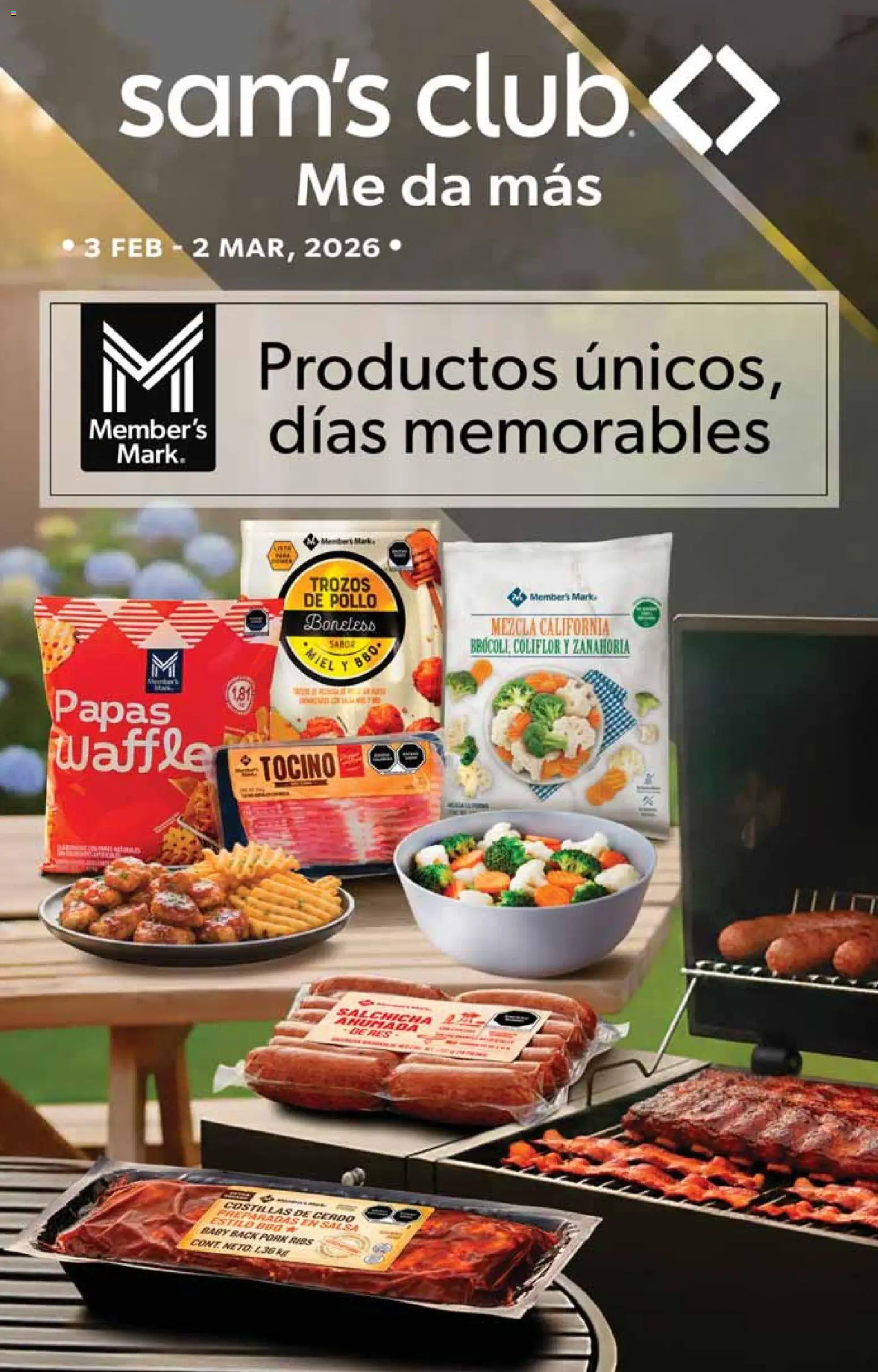 Nuevas ofertas de Sam's Club válidas en toda la República Mexicana desde el 03.02.2026. ¡Encuentra las mejores ofertas en Sam's Club catálogo! | Página: 1