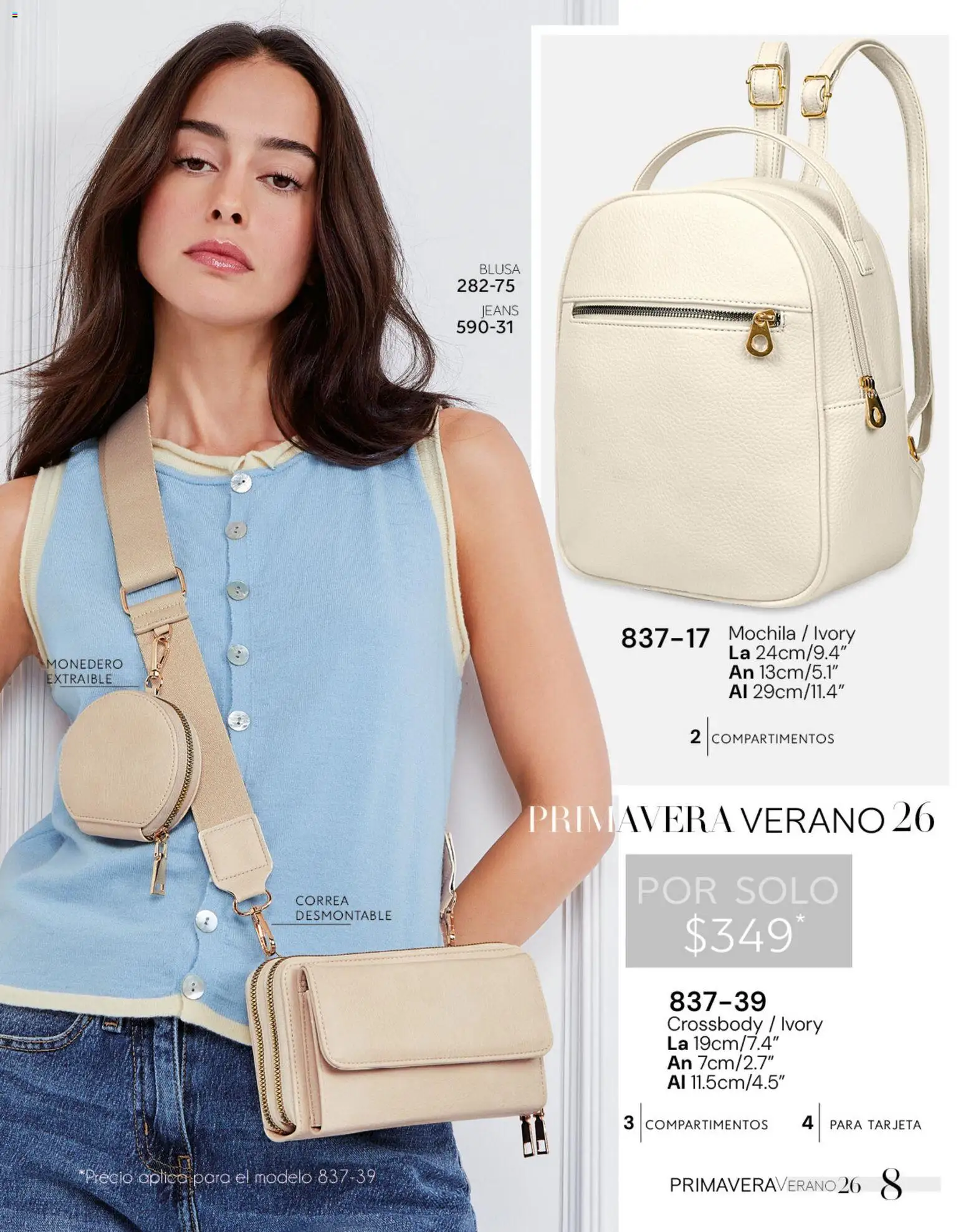 Nuevas ofertas de Cklass válidas en toda la República Mexicana desde el 02.01.2026. ¡Encuentra las mejores ofertas en Cklass catálogo Handbags! | Página: 9 | Productos: Blusa, Monedero, Mochila