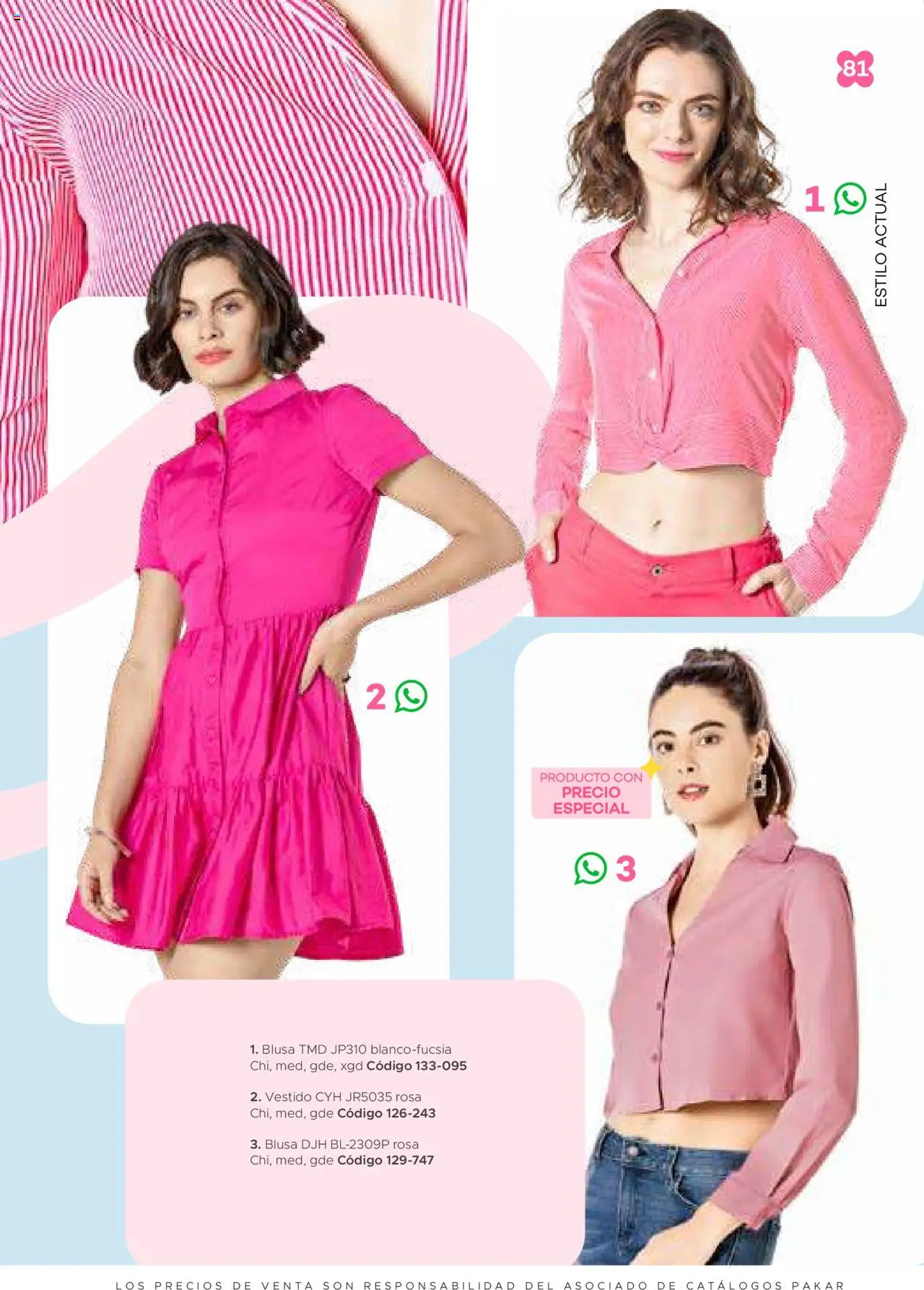 Nuevas ofertas de SC Pakar válidas en toda la República Mexicana desde el 31.01.2025. ¡Encuentra las mejores ofertas en SC Pakar catálogo Ropa! | Página: 81 | Productos: Blusa, Vestido