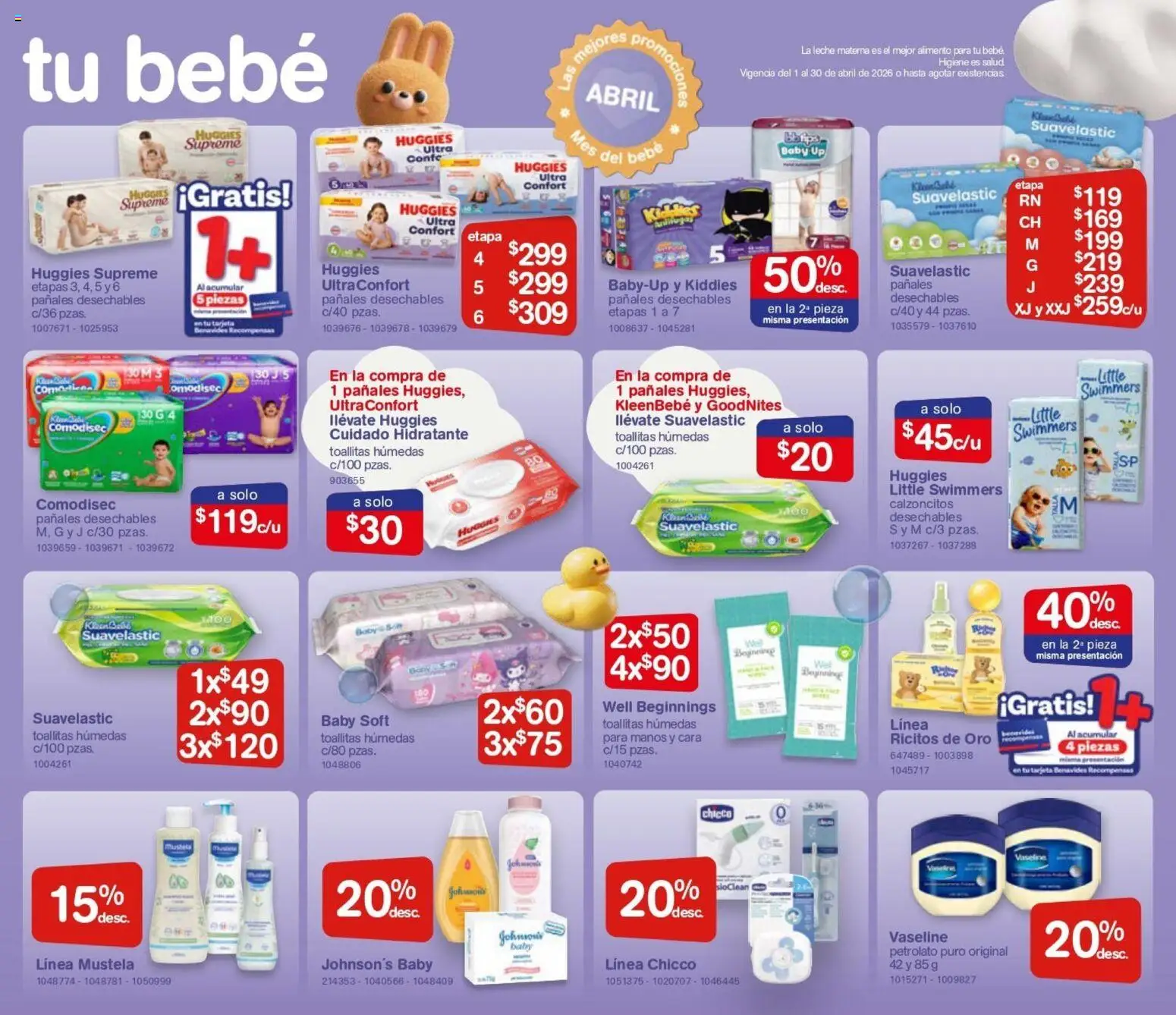 Nuevas ofertas de Farmacia Benavides válidas en toda la República Mexicana desde el 01.04.2026. ¡Encuentra las mejores ofertas en Farmacia Benavides catálogo! | Página: 17