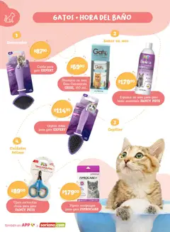 Nuevas ofertas de Soriana válidas en toda la República Mexicana desde el 14.08.2025. ¡Encuentra las mejores ofertas en Soriana - Especial Mascotas Híper Nacional! | Página: 17 | Productos: Tijera, Cepillo, Espuma, Baño