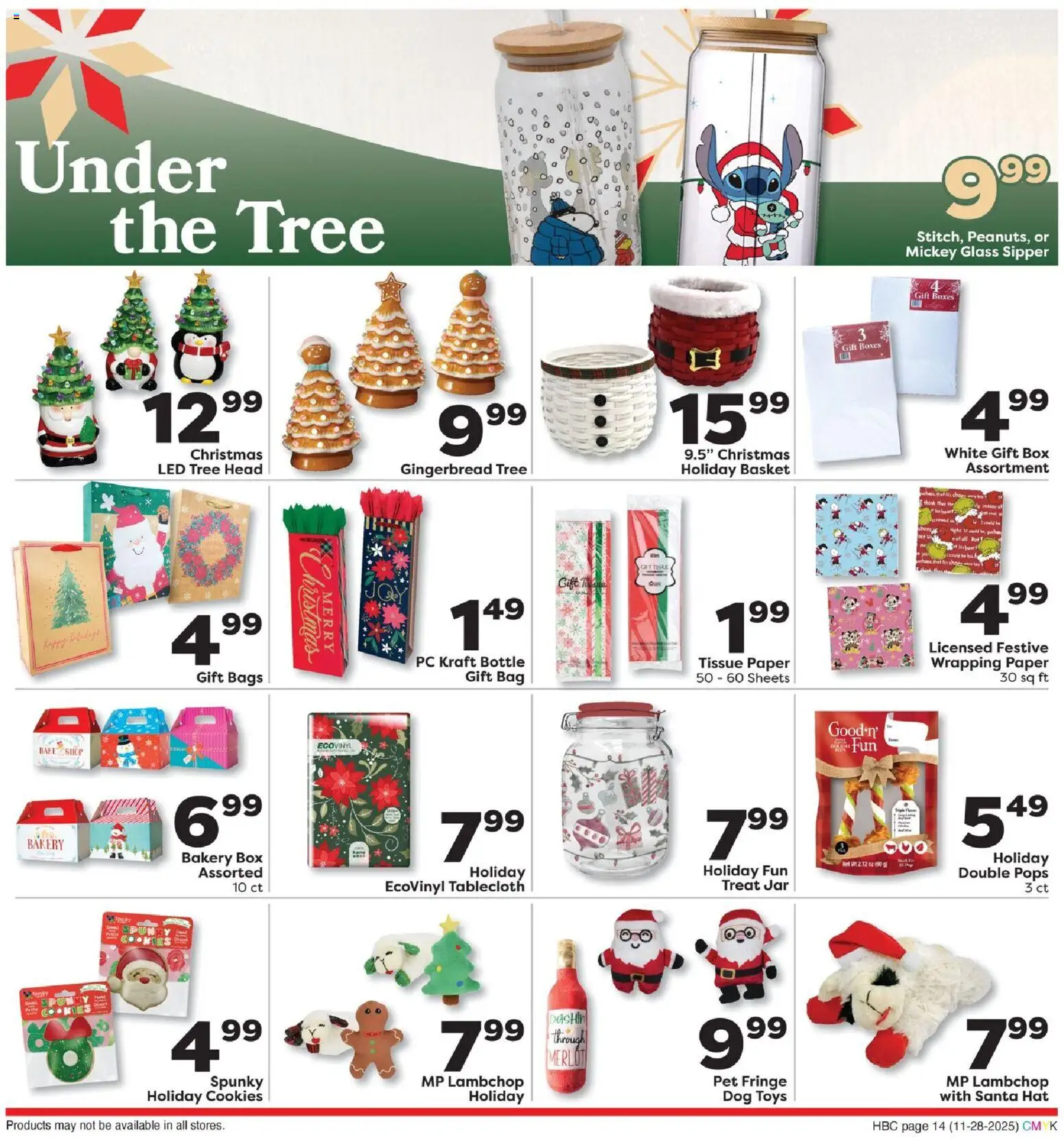 Weis Ad - valid from 28.11.2025 | Page: 14 | Products: Bakery, Box, Pc, Bag