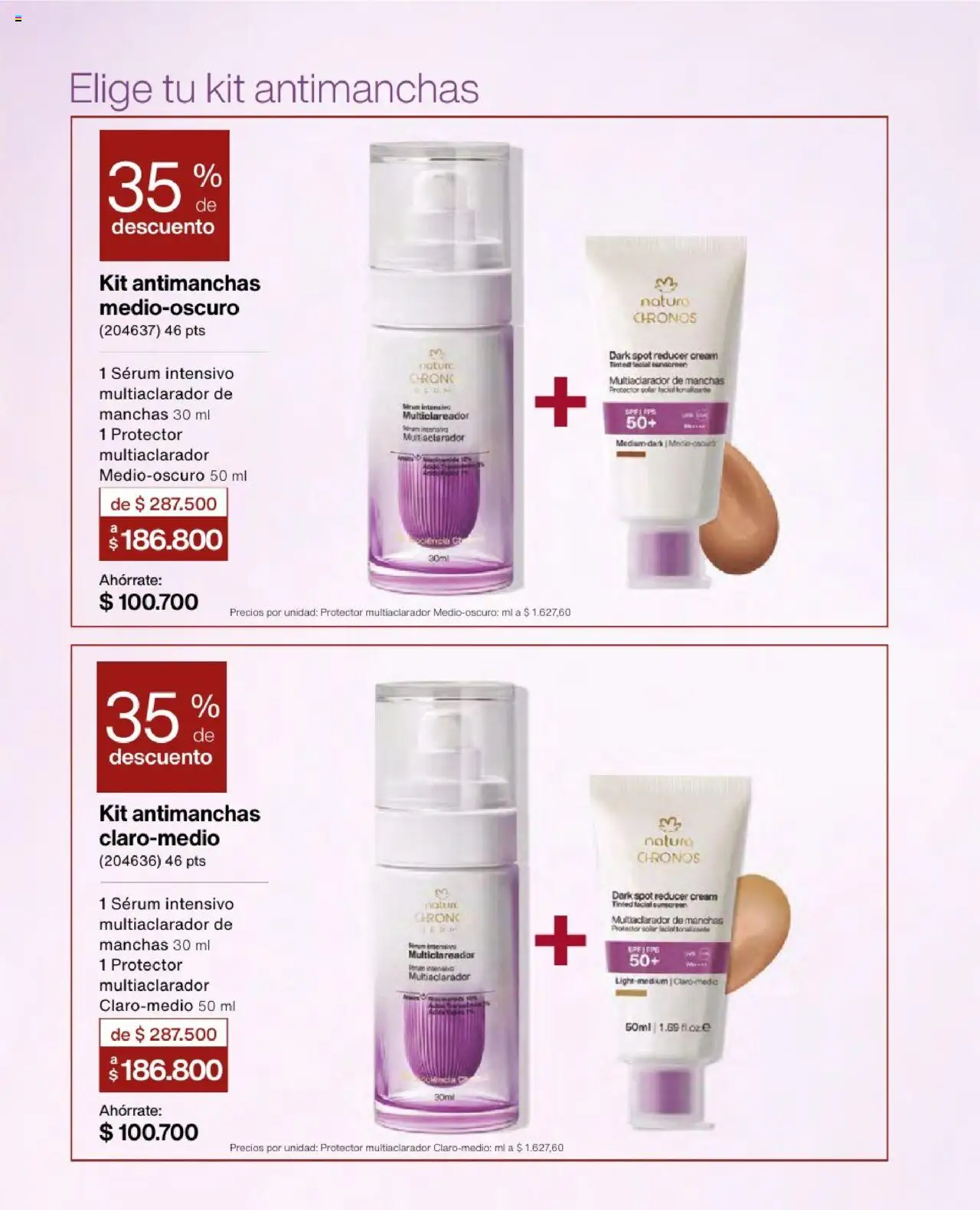 Natura revista - valida desde el 23.07.2025 | Página: 99 | Productos: Serum, Protector solar