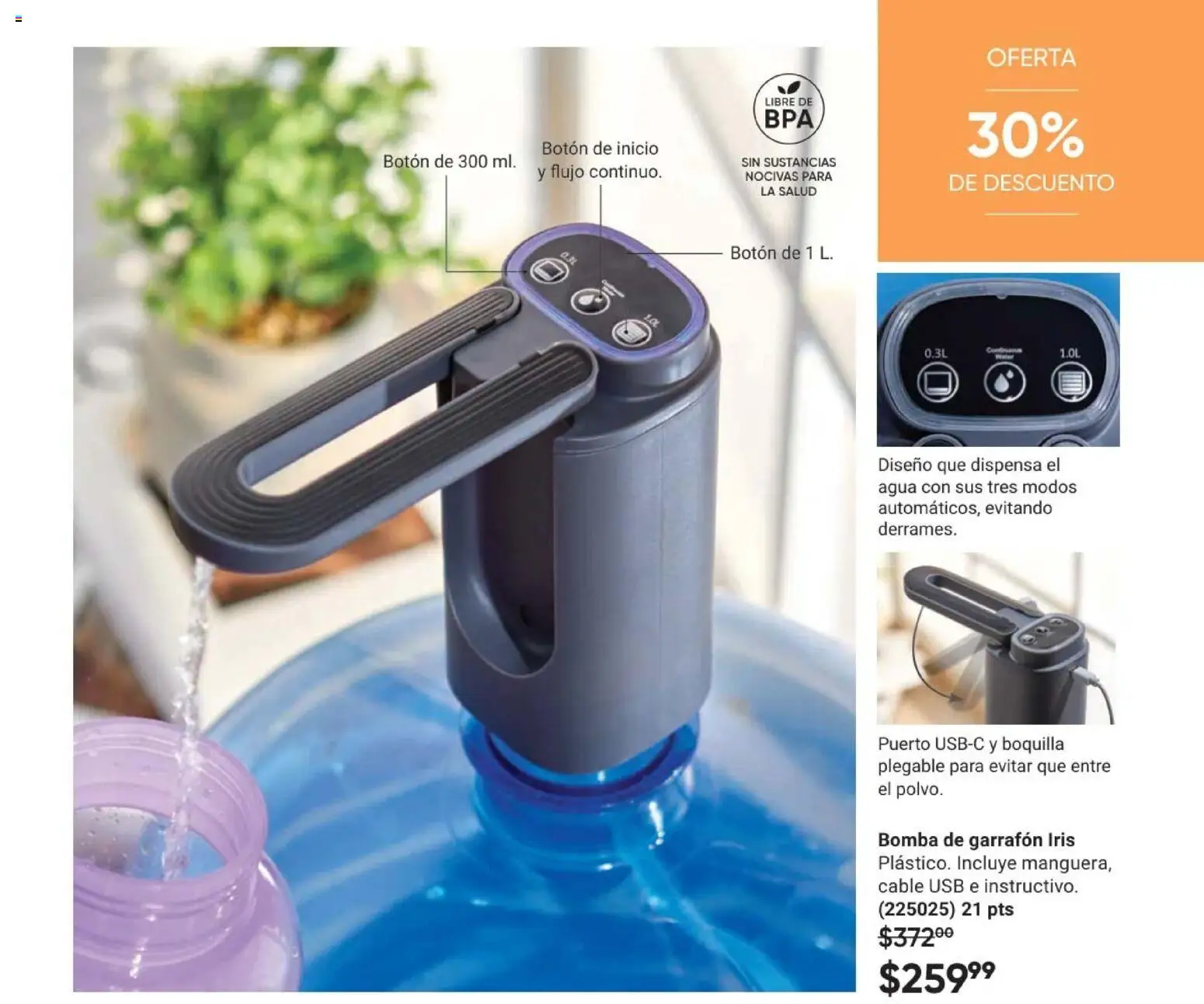 Nuevas ofertas de AVON válidas en toda la República Mexicana desde el 08.05.2026. ¡Encuentra las mejores ofertas en AVON Casa & Estilo 8 2026! | Página: 55 | Productos: Usb, Agua, Cable USB, Cable