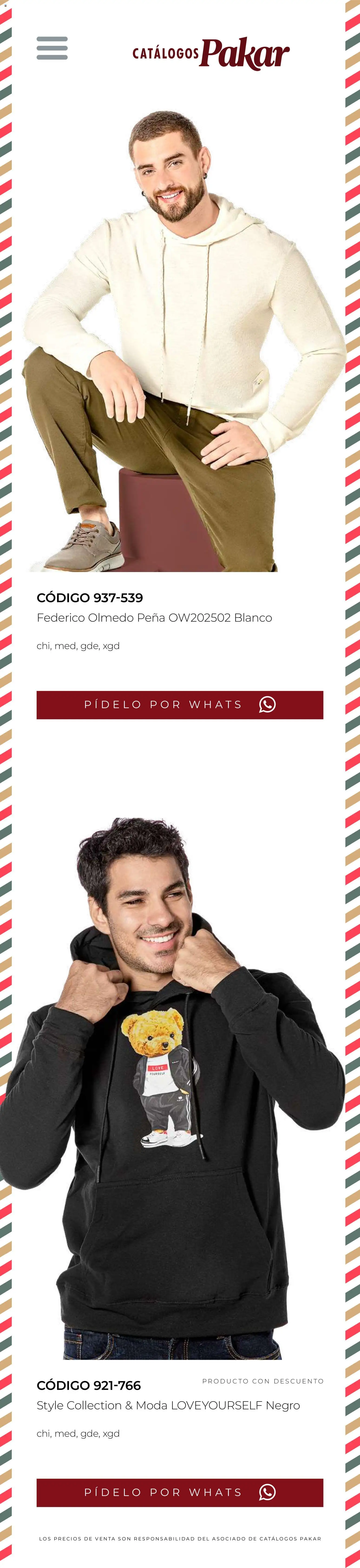 Nuevas ofertas de SC Pakar válidas en toda la República Mexicana desde el 14.11.2025. ¡Encuentra las mejores ofertas en SC Pakar catálogo Regalos Navidad! | Página: 60