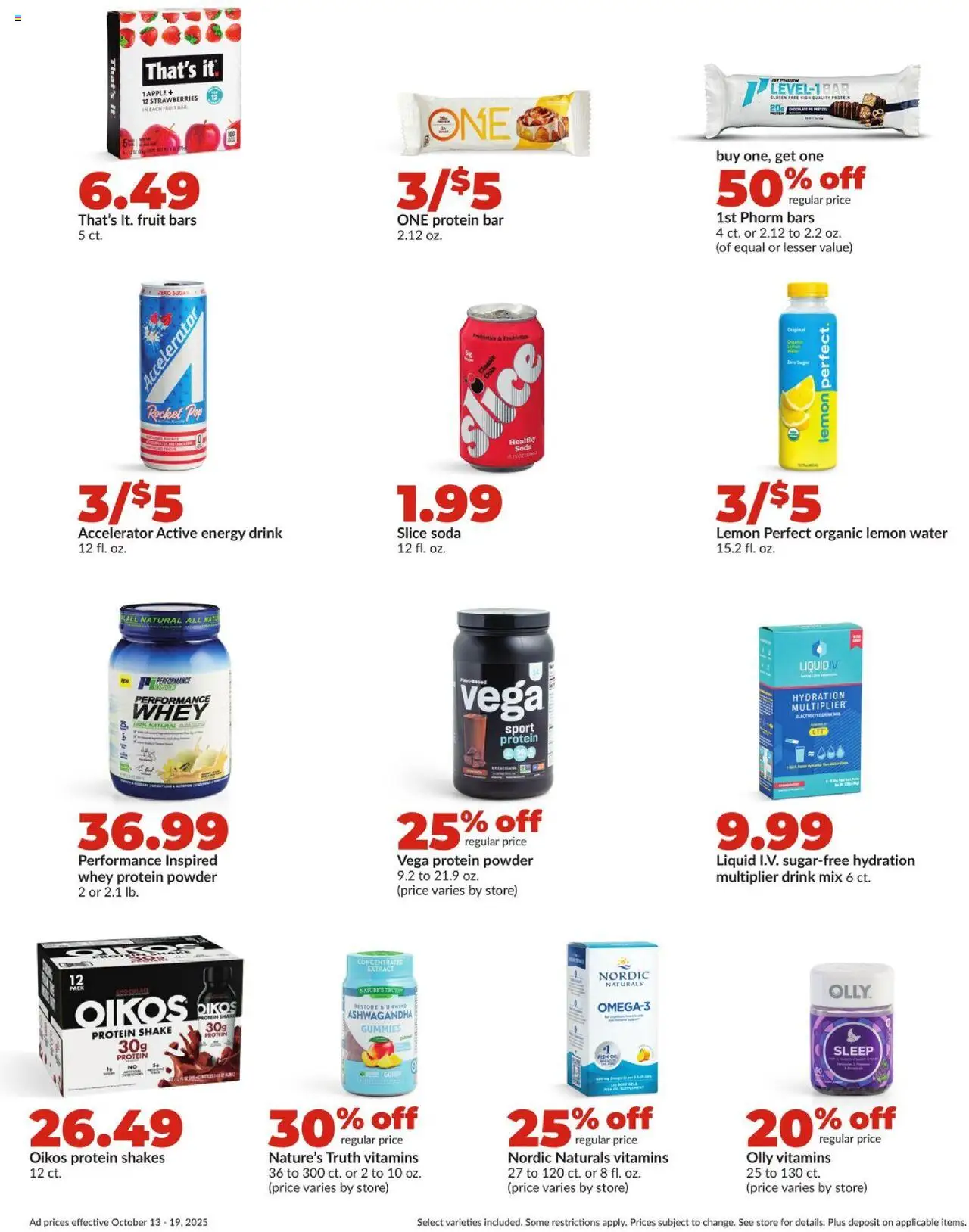 HyVee Weekly Ad - valid from 13.10.2025 | Page: 29 | Products: Probiotics, Powder, Strawberries, Sugar