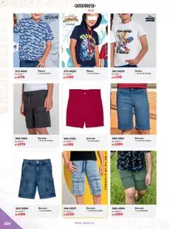 Vista previa de Andrea catálogo Outlet, nuevo folleto de la tienda, válido en México a partir del 21.12.2025 | Página: 204 | Productos: Sal, Mouse, Ropa, Playera