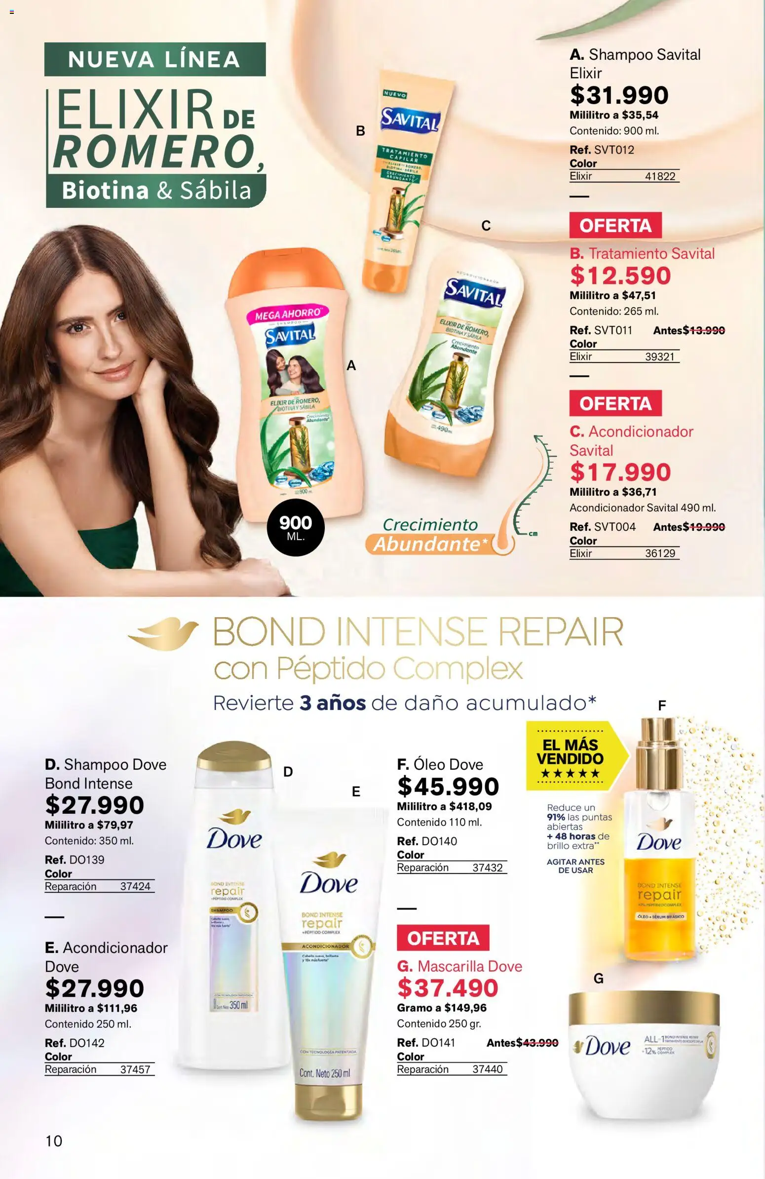 Leonisa revista - valida desde el 16.03.2026 | Página: 10 | Productos: Té, Brillo, Mascarilla, Acondicionador