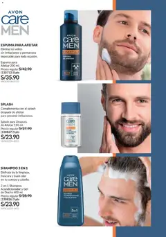 Vista previa de folleto Avon - Ciclo 18 de la Avon válido desde 15.11.2025 | Página: 182 | Productos: Shampoo, Acondicionador, Espuma de afeitar, Gel de ducha