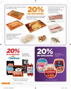 Nuevas ofertas de Chedraui válidas en toda la República Mexicana desde el 17.07.2025. ¡Encuentra las mejores ofertas en Chedraui - Folleto Cuesto Menos! | Página: 2