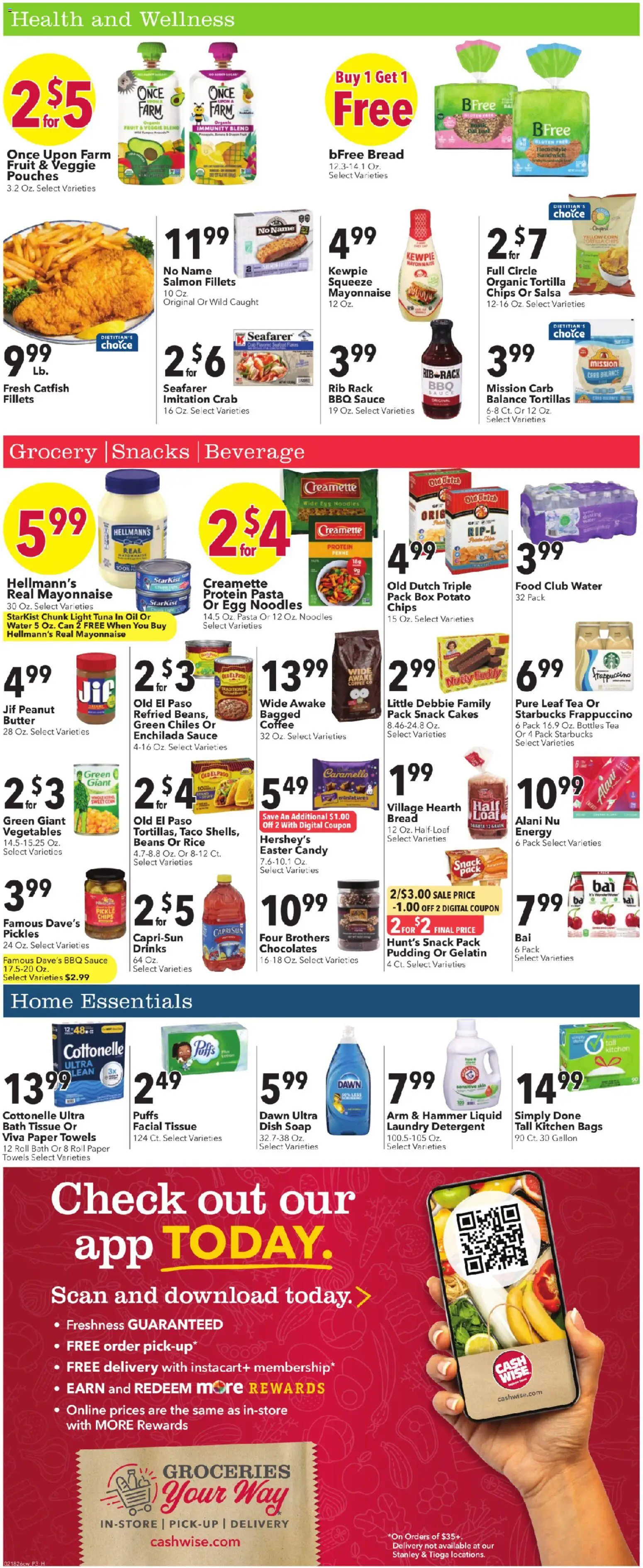 Cash Wise Weekly Ad - valid from 18.02.2026 | Page: 5 | Products: Bath, Butter, Oil, Mayonnaise