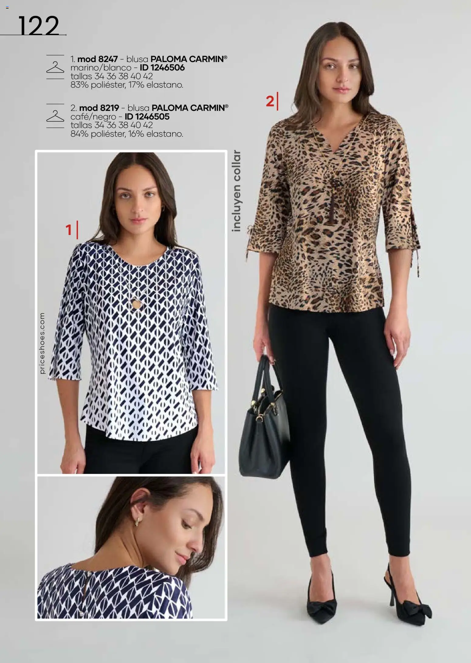 Nuevas ofertas de Price Shoes válidas en toda la República Mexicana desde el 27.11.2025. ¡Encuentra las mejores ofertas en Price Shoes catálogo Cierre De Temporada ! | Página: 122 | Productos: Blusa, Collar