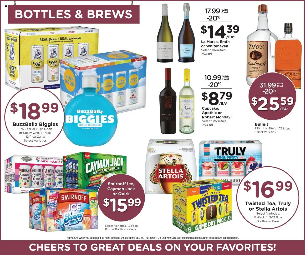 Baker's Weekly Ad - valid from 17.09.2025 | Page: 11 | Products: Wine, Tea, Raspberry, Game