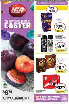 Preview of IGA catalogue NT - valid from 25.03.2026