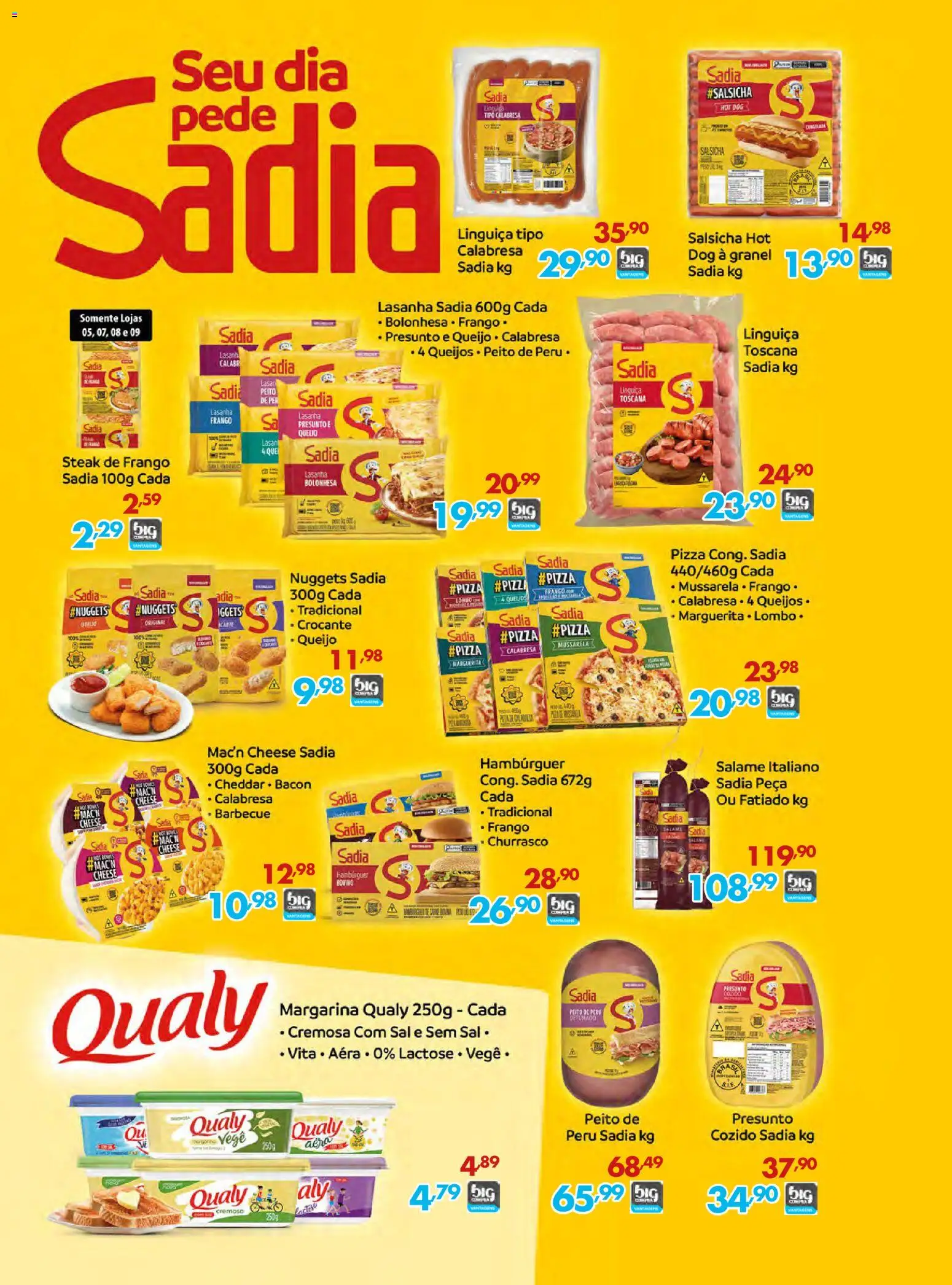 Big Compra Folheto - válido de 07.03.2026 | Página: 12 | Produtos: Salame, Presunto, Hambúrguer, Mussarela
