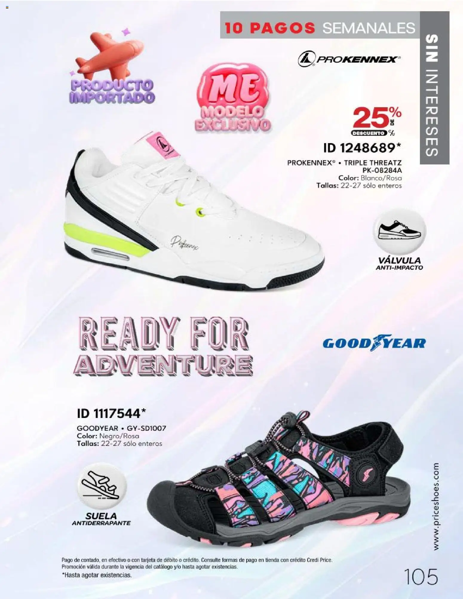 Nuevas ofertas de Price Shoes válidas en toda la República Mexicana desde el 20.03.2026. ¡Encuentra las mejores ofertas en Price Shoes catálogo 10 Pagos Sin Intereses! | Página: 105 | Productos: Válvula