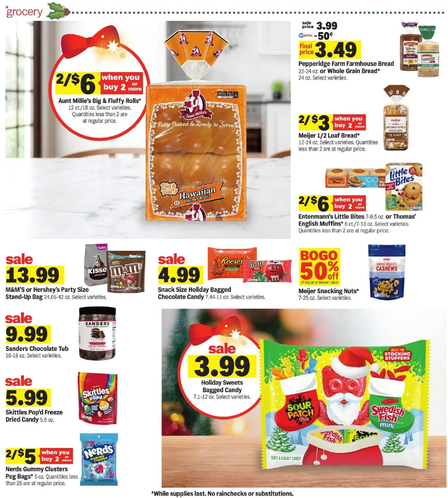 Meijer Weekly Ad - MI - valid from 05.11.2025 | Page: 15 | Products: Bread, Chocolate, Salt, Bag
