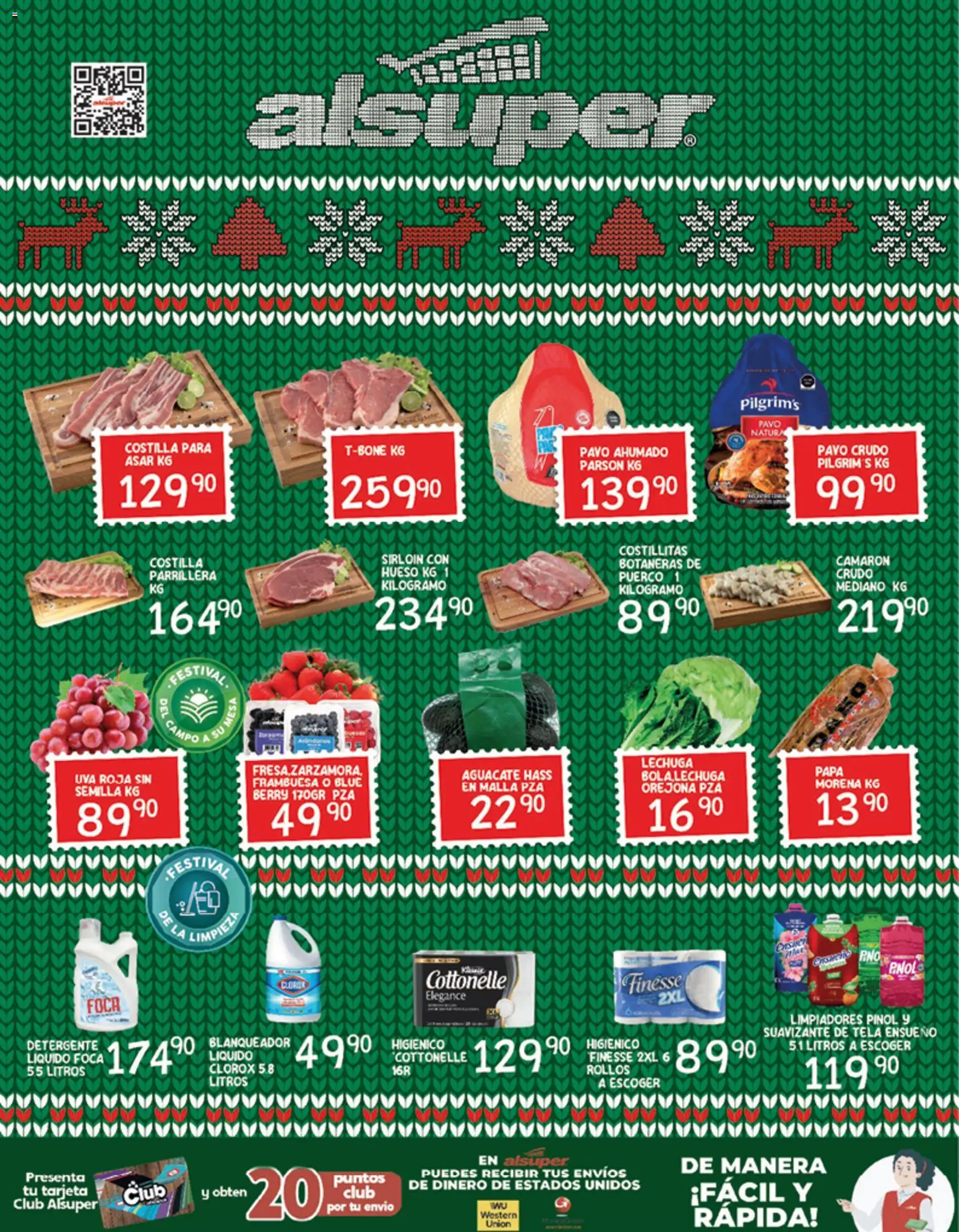 Nuevas ofertas de Alsuper válidas en toda la República Mexicana desde el 26.12.2025. ¡Encuentra las mejores ofertas en Alsuper folleto Saltillo! | Página: 8 | Productos: Papa, Lechuga, Uva, Malla