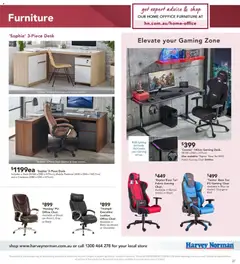 Preview of Harvey Norman  Catalogue  - valid from 04.02.2026 | Page: 27 | Products: Chair, Desk, Accessories, Mobile