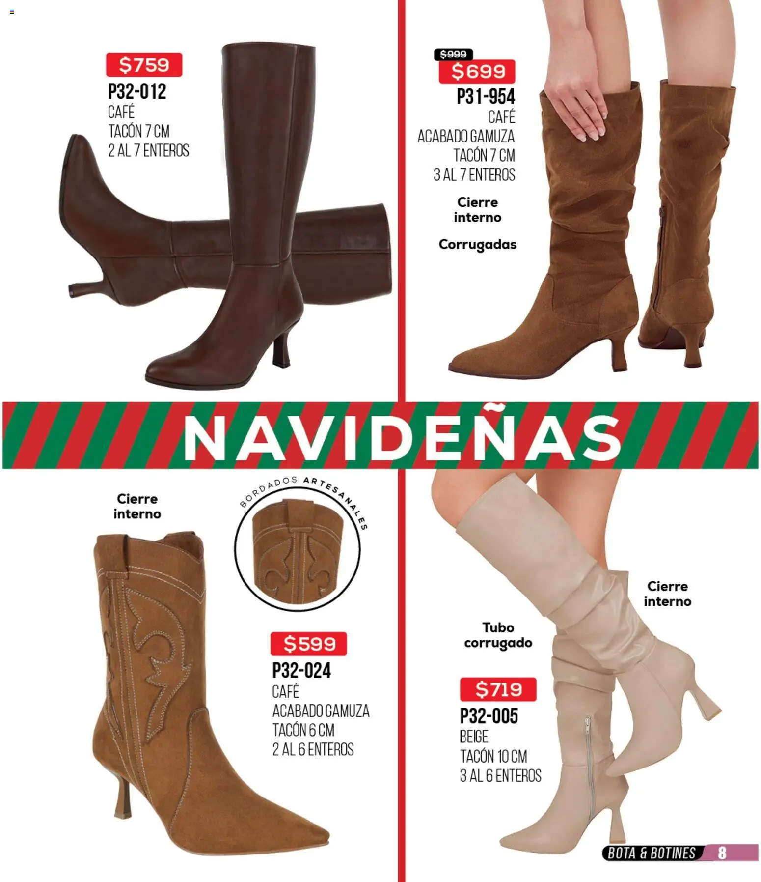 Nuevas ofertas de Cklass válidas en toda la República Mexicana desde el 30.11.2025. ¡Encuentra las mejores ofertas en Cklass catálogo Rebajas Navideñas Calzado! | Página: 9 | Productos: Café, Gamuza, Botines