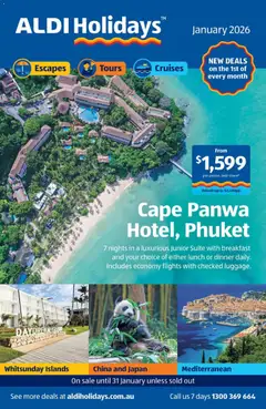 Preview of Aldi - NEW Holidays - valid from 01.01.2026