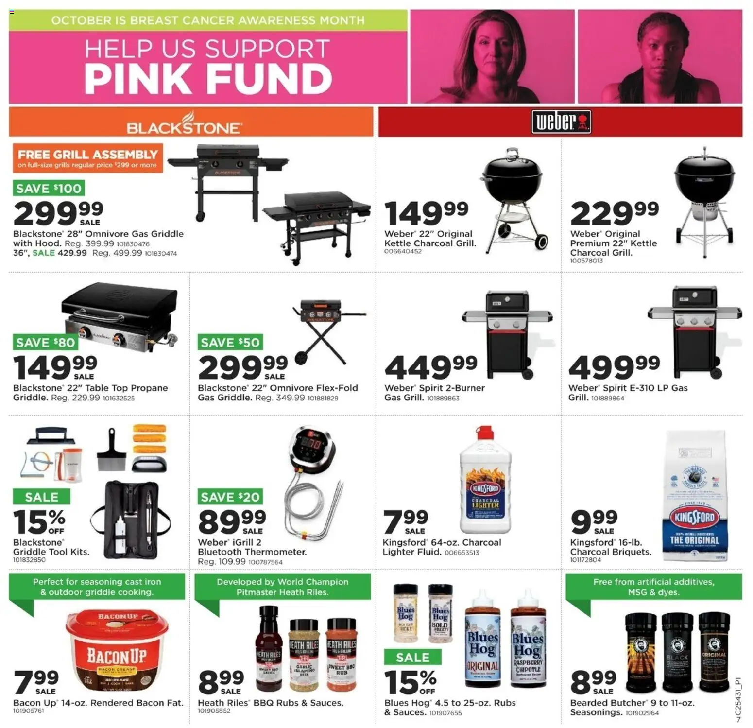 Mills Fleet Farm Weekly Ad - valid from 23.10.2025 | Page: 10 | Products: Table, Griddle, Raspberry, Grill