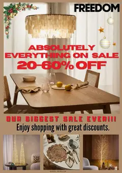 Freedom Furniture catalogue preview  - valid from 23.12.2025