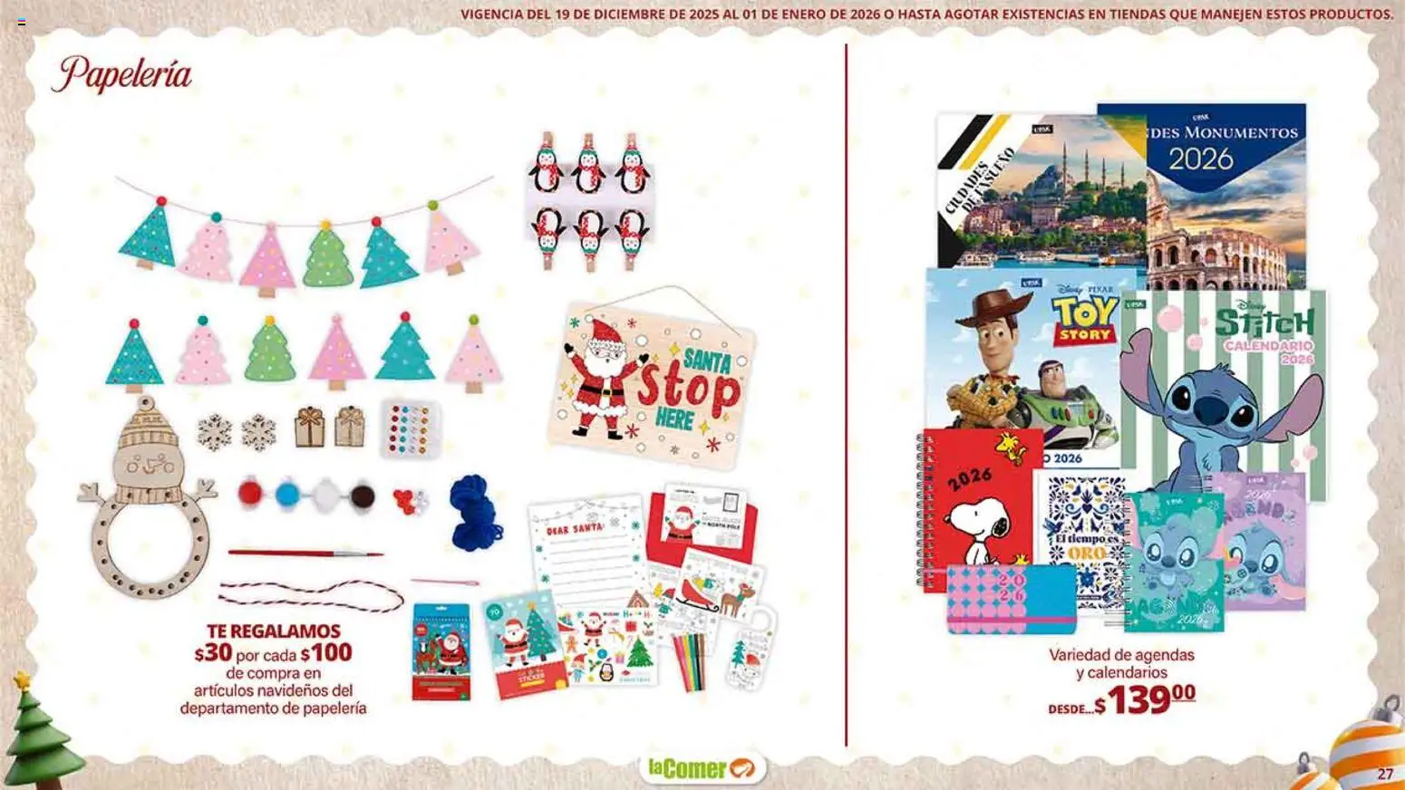 Nuevas ofertas de La Comer válidas en toda la República Mexicana desde el 19.12.2025. ¡Encuentra las mejores ofertas en La Comer folleto Navidad! | Página: 27 | Productos: Té
