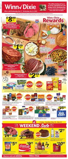 Preview of Winn Dixie weekly ads valid from 17.12.2025