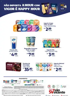 Supermercados São Vicente Folheto - válido de 01.07.2025 | Página: 2 | Produtos: Queijo, Cereais, Potes, Requeijão