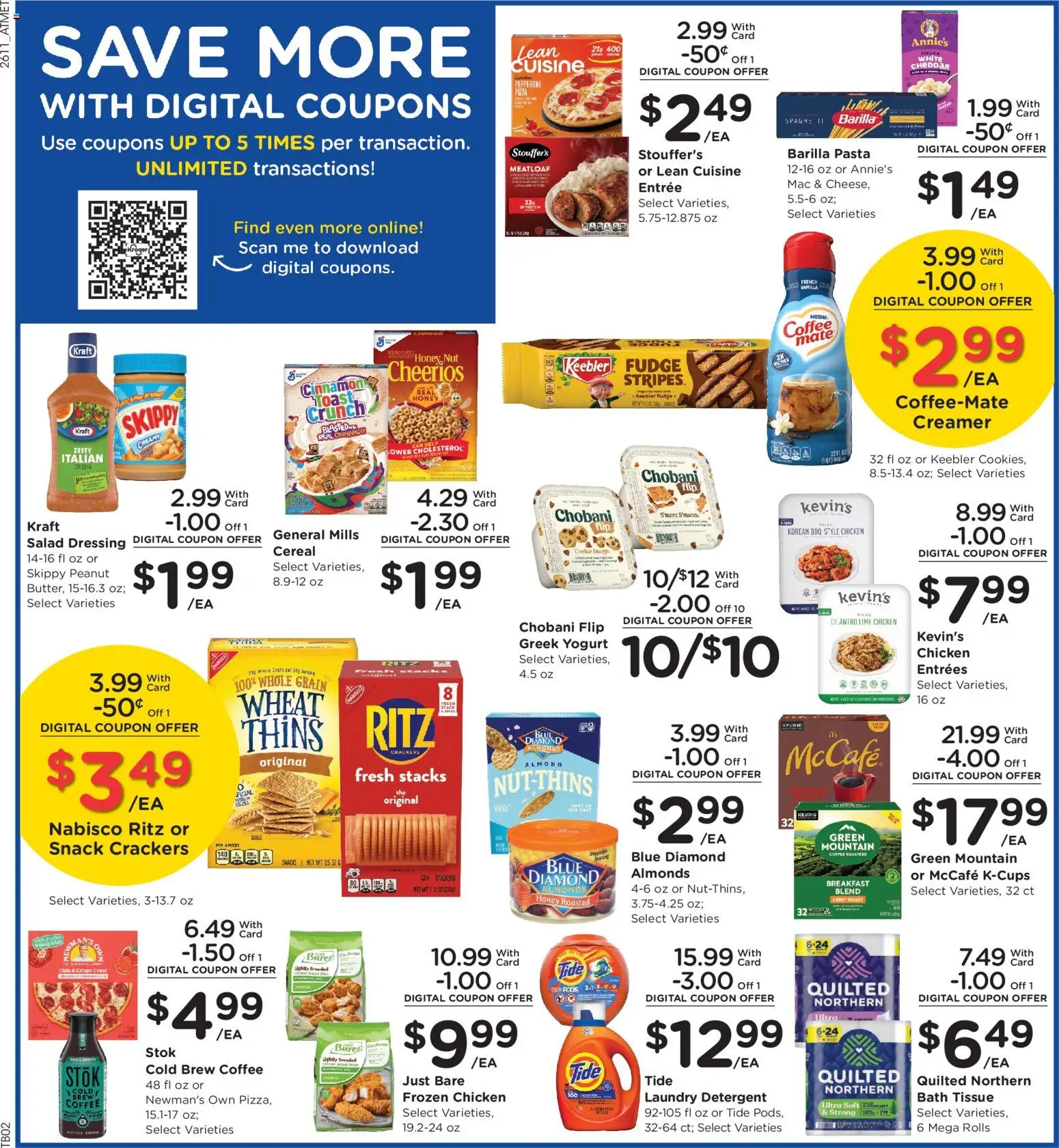 Kroger Weekly Ad - valid from 15.04.2026 | Page: 4 | Products: Bath, Yogurt, Detergent, Salad