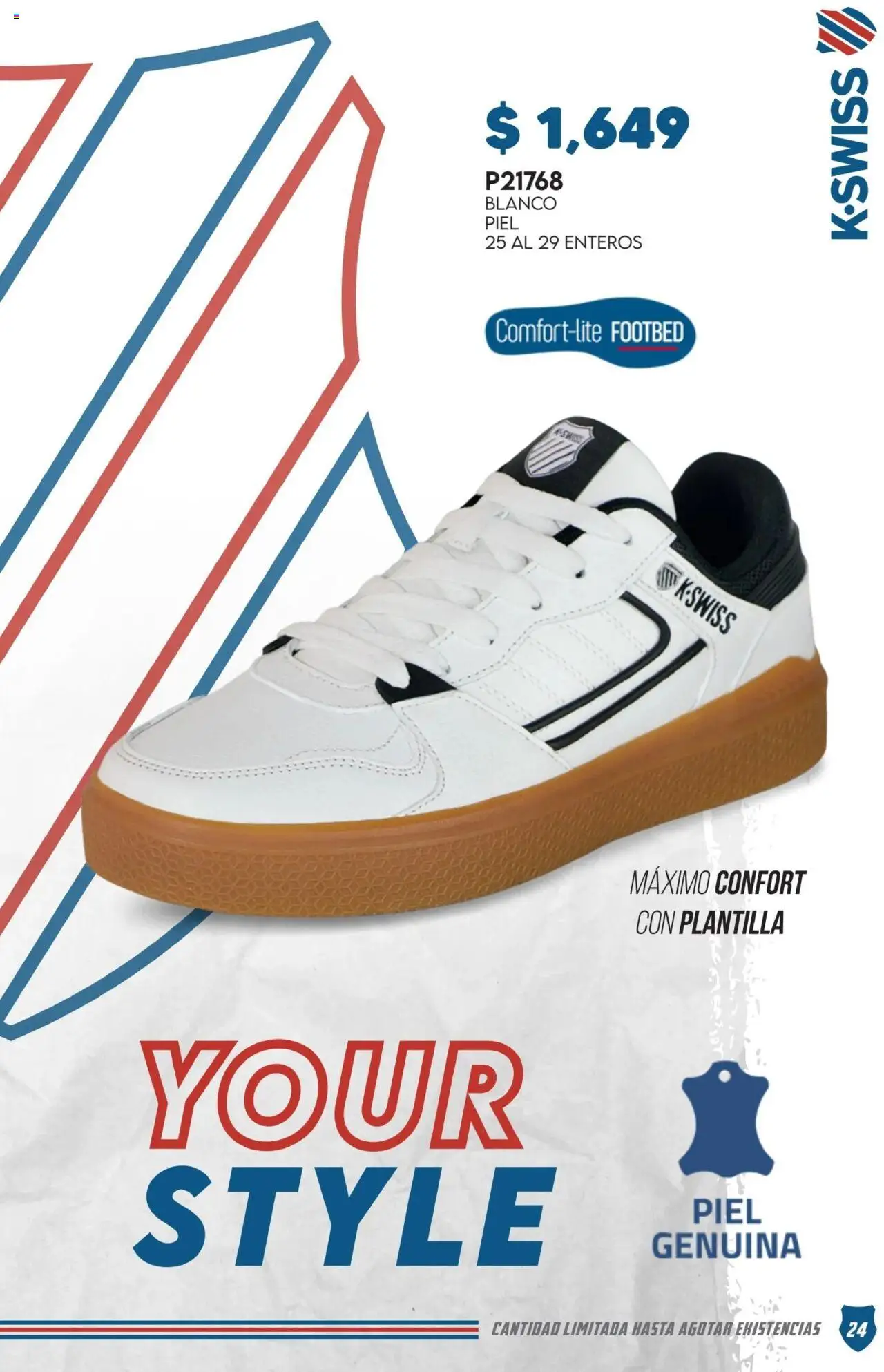 Nuevas ofertas de Cklass válidas en toda la República Mexicana desde el 29.09.2025. ¡Encuentra las mejores ofertas en Cklass - Catálogo Especial K-Swiss! | Página: 25