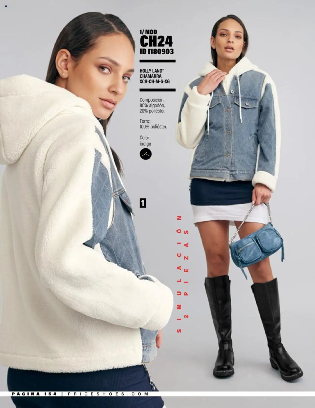 Nuevas ofertas de Price Shoes válidas en toda la República Mexicana desde el 05.08.2025. ¡Encuentra las mejores ofertas en Price Shoes - Catálogo Jeans ! | Página: 154 | Productos: Chamarra