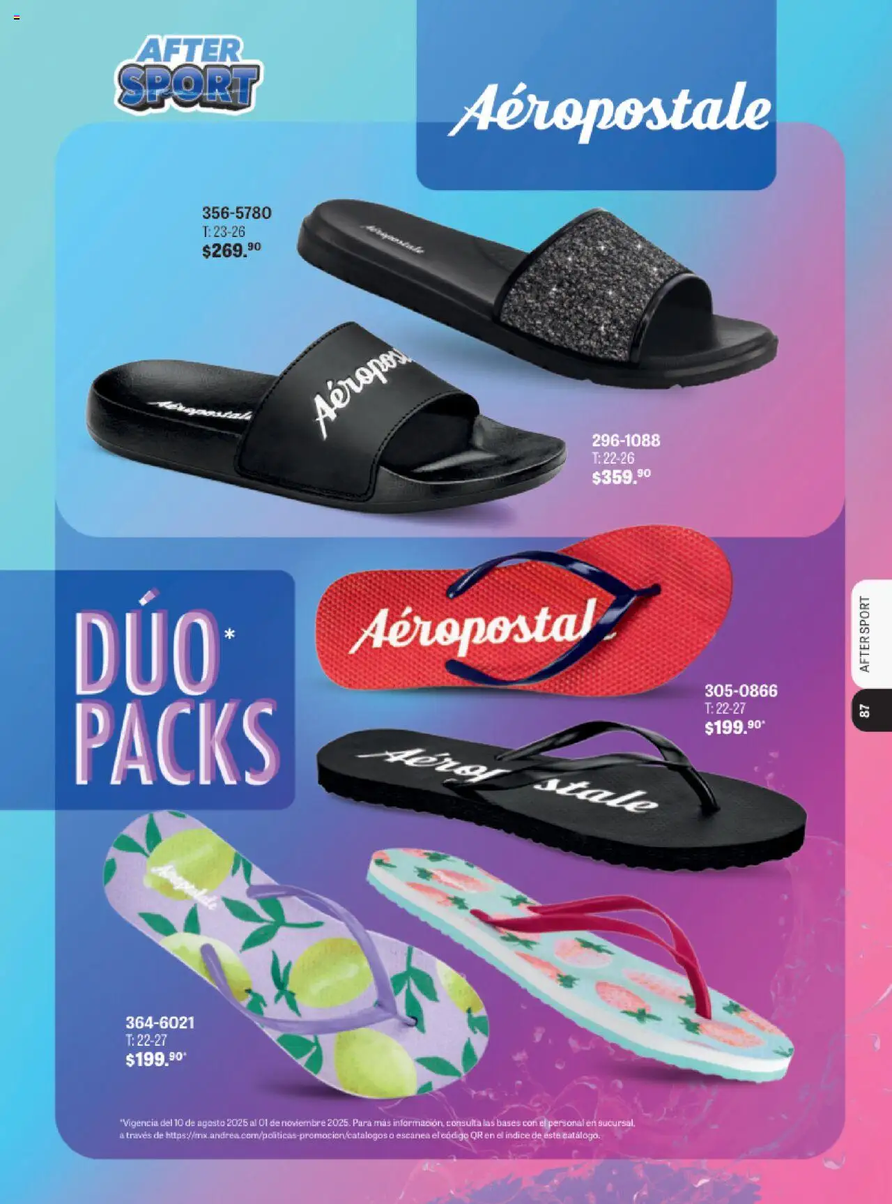 Nuevas ofertas de Andrea válidas en toda la República Mexicana desde el 13.08.2025. ¡Encuentra las mejores ofertas en Andrea - Catálogo Andrea Sport! | Página: 84