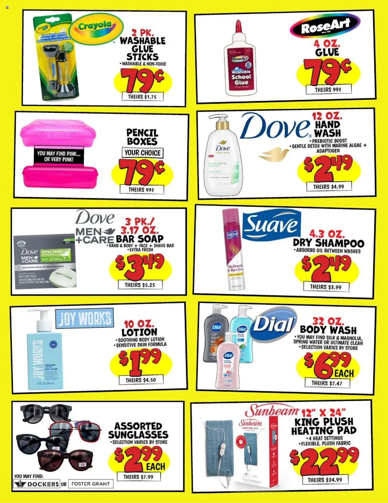 Ollie's Weekly Ad - valid from 06.08.2025 | Page: 2 | Products: Shampoo, Oil, Bar Soap, Body Wash