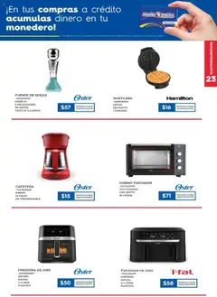 Vista previa de Muebles America - Catálogo, nuevo folleto de la tienda, válido en México a partir del 01.09.2025 | Página: 23 | Productos: Horno, Freidora de aire, Cafetera, Freidora
